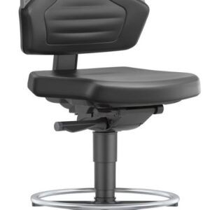 Stuhl Nexxit 3 Gleiter K-Leder Griff anthrazit