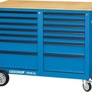 Rollwerkbank mit 14 Schubladen 1250x550x985mmGEDORE