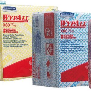 X80 Plus Wischtücher viertelgefaltet blau 240T