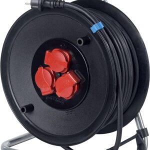 Sicherheits-Kabeltrommel 230mm, 25m H05RR-F3G1,5