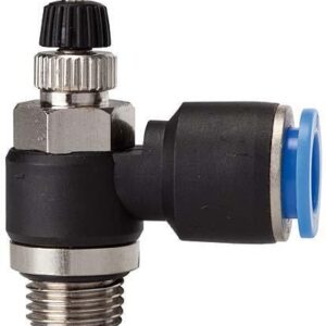 Drosselrückschlagventil Blaue Serie, Zuluftdros. G1/8 a. Schlauc