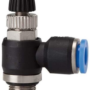 Drosselrückschlagventil Blaue Serie, Abluftdros. G1/8 a. Schlauc