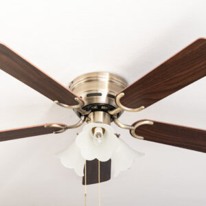 Deckenventilator Kisa Deluxe flach mit Beleuchtung