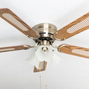 Deckenventilator Kisa Deluxe flach mit Beleuchtung