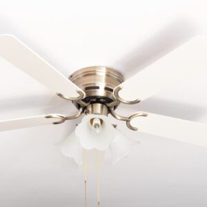 Deckenventilator Kisa Deluxe flach mit Beleuchtung