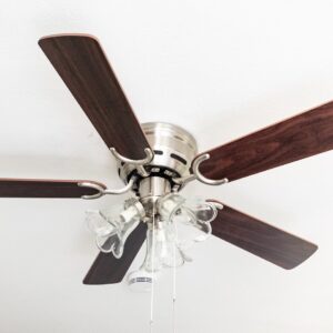 Deckenventilator Kisa Deluxe flach mit Beleuchtung