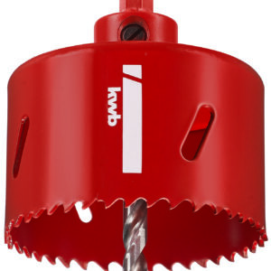 HSS-BiMetall-Lochsäge mit Schaft + Bohrer