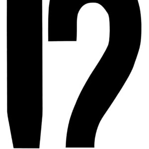 Klebesymbol 35mm schwarz