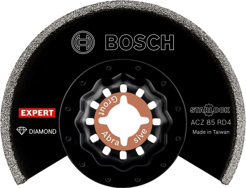 EXPERT Grout Segment Blade ACZ 85 RD4 Blatt für Multifunktionswerkzeuge, 85 mm. Für oszillierende Multifunktionswerkzeuge
