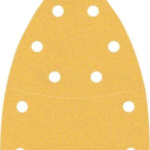 EXPERT C470 Schleifpapier mit 11 Löchern für Multischleifer, 102 x 62 mm, 93 mm, G 120, 10-tlg.. Für Multischleifer