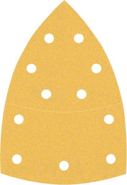 EXPERT C470 Schleifpapier mit 11 Löchern für Multischleifer, 102 x 62 mm, 93 mm, G 120, 10-tlg.. Für Multischleifer