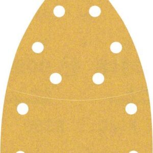 EXPERT C470 Schleifpapier mit 11 Löchern für Multischleifer, 102 x 62 mm, 93 mm, G 180, 10-tlg.. Für Multischleifer