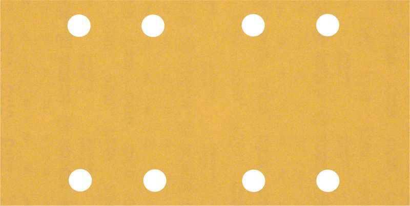 EXPERT C470 Schleifpapier mit 8 Löchern für Schwingschleifer, 93 x 186 mm, G 240, 10-tlg.. Für Exzenterschleifer