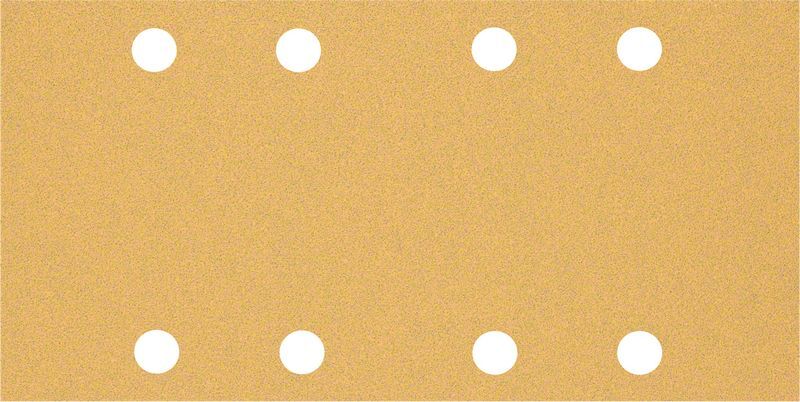 EXPERT C470 Schleifpapier mit 8 Löchern für Schwingschleifer, 93 x 186 mm, G 80, 10-tlg.. Für Exzenterschleifer