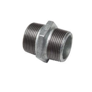 Doppelnippel Ag/Ag Temperguss 1 1/4''