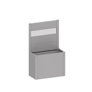 Sichtschutz zu Pflanzbeet Belvedere mit Acrylglas