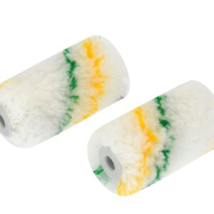 Farbwalzen yellowgreen, 5cm, 2 Stück