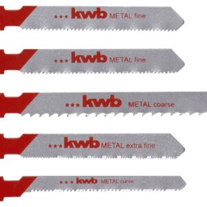 5 Stichsägeblätter SB-Pack Metall fein/grob