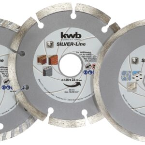 Diamant-Trennscheiben-Set D125 mm 3-tlg.