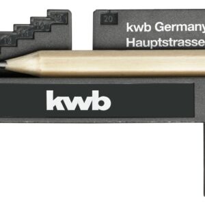 Mittenfinder mit Bleistift