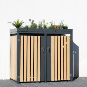 Mülltonnenbox 2-fach 240 Liter