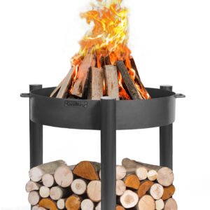 Feuerschale Montana, inkl. Holzlager