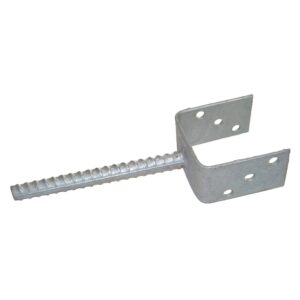 Bodenanker, leicht  feuerverzinkt, für Pfosten 9x9 cm