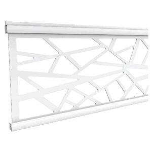 ECOSTECK-Gitterfüllung Design SILBER