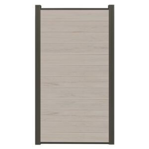 ECOSTECK-Start & Abschluss Set ANTHRAZIT, für ein Schmalelement