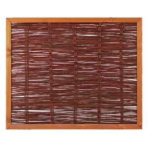 FAKO Weidengeflechtzaun, mit umlauf. Rahmen