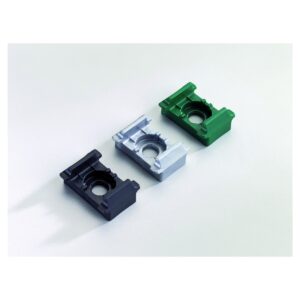 Gitterzaunklammer Kunststoff, universal, flach