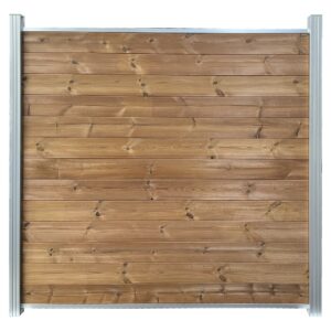 KARRAT-Profilbrett-Steckzaunset 1790x1730 mm