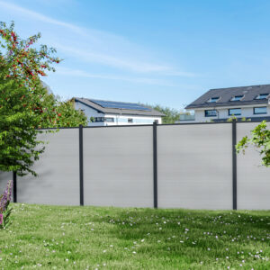 MAX WPC-Steckzaunset 175x168 cm