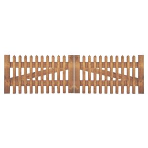 Senkrechtzaun Doppeltor Latten 55 mm