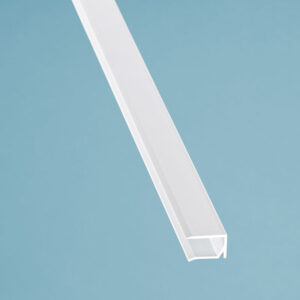 Alu Abschlussprofil | Kantenschutz mit Tropfnase | für Plattenstärke 16 mm | weiß