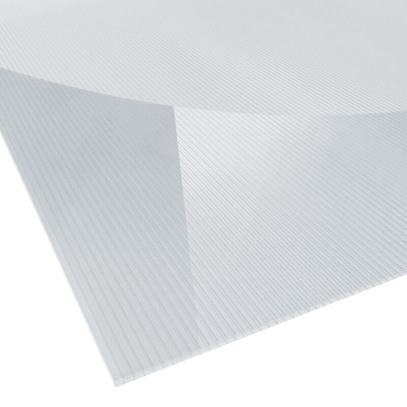 Doppelstegplatte Polycarbonat | 4,5 mm | Breite 1050 mm | glasklar 1 Doppelstegplatte Polycarbonat | 4,5 mm | Breite 1050 mm | glasklar