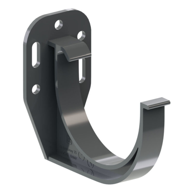 PVC Dachrinnen Stirnbretthaken | Ø 130 mm 1 PVC Dachrinnen Stirnbretthaken | Ø 130 mm