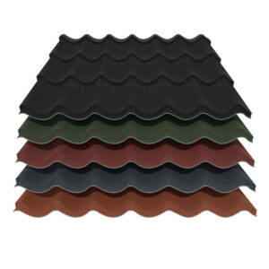 Pfannenblech Typ 2 | 0,50 mm | Stahl | Modullänge 350 mm | 80 µm Shimoco