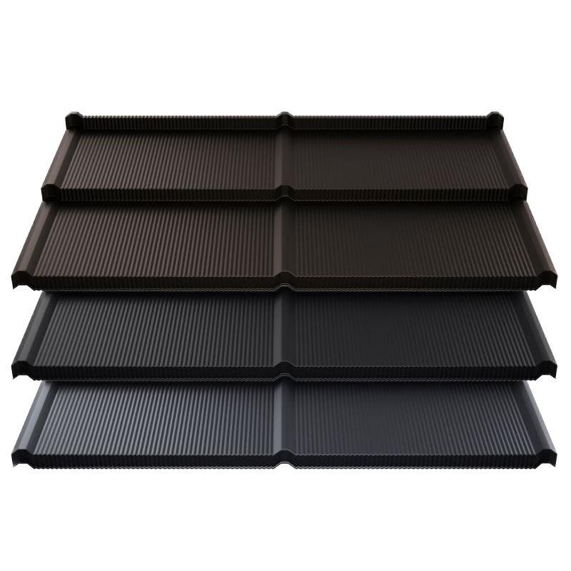 Pfannenmodul Kuga Line | 0,50 mm | Stahl | Modullänge 350 mm | 50 µm ThyssenKrupp Matt Premium 1 Pfannenmodul Kuga Line | 0,50 mm | Stahl | Modullänge 350 mm | 50 µm ThyssenKrupp Matt Premium