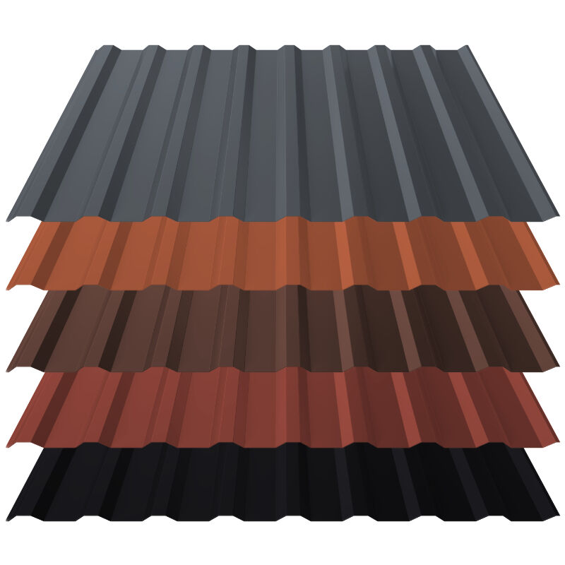 Trapezblech T18 | Dach | 0,50 mm | Stahl | Anti-Tropf 900 g/m² inkl. Vliesrückschnitt | 50 µm Superior HB 1 Trapezblech T18 | Dach | 0,50 mm | Stahl | Anti-Tropf 900 g/m² inkl. Vliesrückschnitt | 50 µm Superior HB