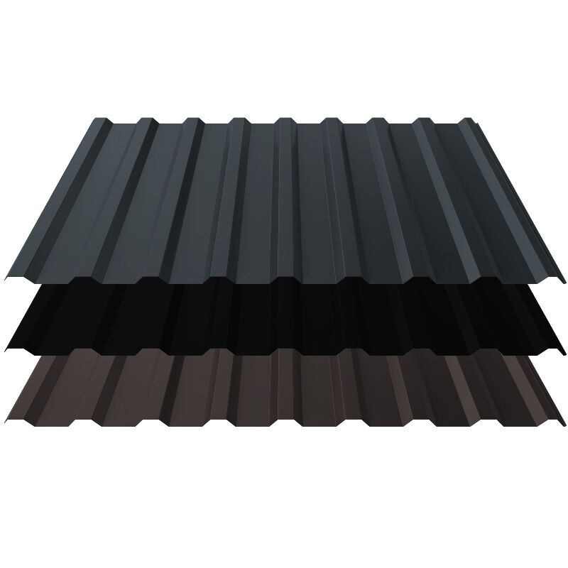 Trapezblech T20+ | Dach | 0,50 mm | Stahl | 50 µm ThyssenKrupp Matt Premium 1 Trapezblech T20+ | Dach | 0,50 mm | Stahl | 50 µm ThyssenKrupp Matt Premium