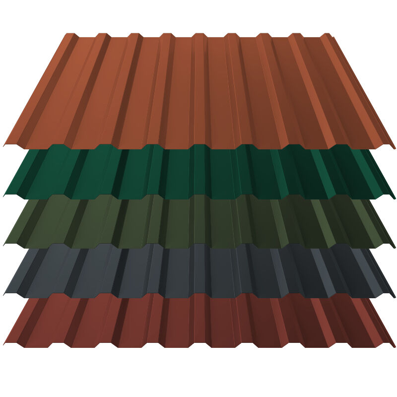 Trapezblech T20+ | Dach | 0,63 mm | Stahl | 25 µm Polyester 1 Trapezblech T20+ | Dach | 0,63 mm | Stahl | 25 µm Polyester