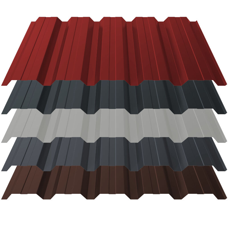 Trapezblech T35+ | Wand | 0,70 mm | Stahl | Aluzink, 25 µm Polyester 1 Trapezblech T35+ | Wand | 0,70 mm | Stahl | Aluzink, 25 µm Polyester
