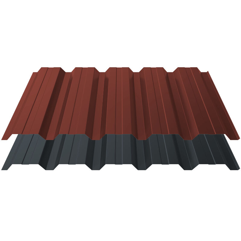 Trapezblech T35+ | Wand | 0,75 mm | Stahl | 25 µm Polyester 1 Trapezblech T35+ | Wand | 0,75 mm | Stahl | 25 µm Polyester