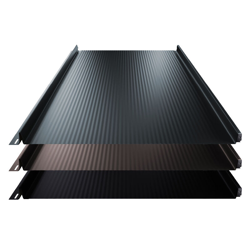 Stehfalz Terrano | Dach & Wand | 0,50 mm | Stahl | Nanowelle | 525 mm Breite | 50 µm ThyssenKrupp Matt Premium 1 Stehfalz Terrano | Dach & Wand | 0,50 mm | Stahl | Nanowelle | 525 mm Breite | 50 µm ThyssenKrupp Matt Premium