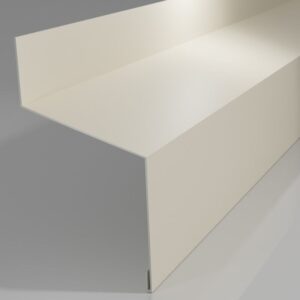 Aluminium Tropfkantenprofil über Tor | 50 x 110 x 130 x 2000 mm