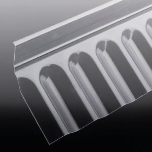 Wandanschluss Sinus 76/18 Polycarbonat (1265x150x50 mm)