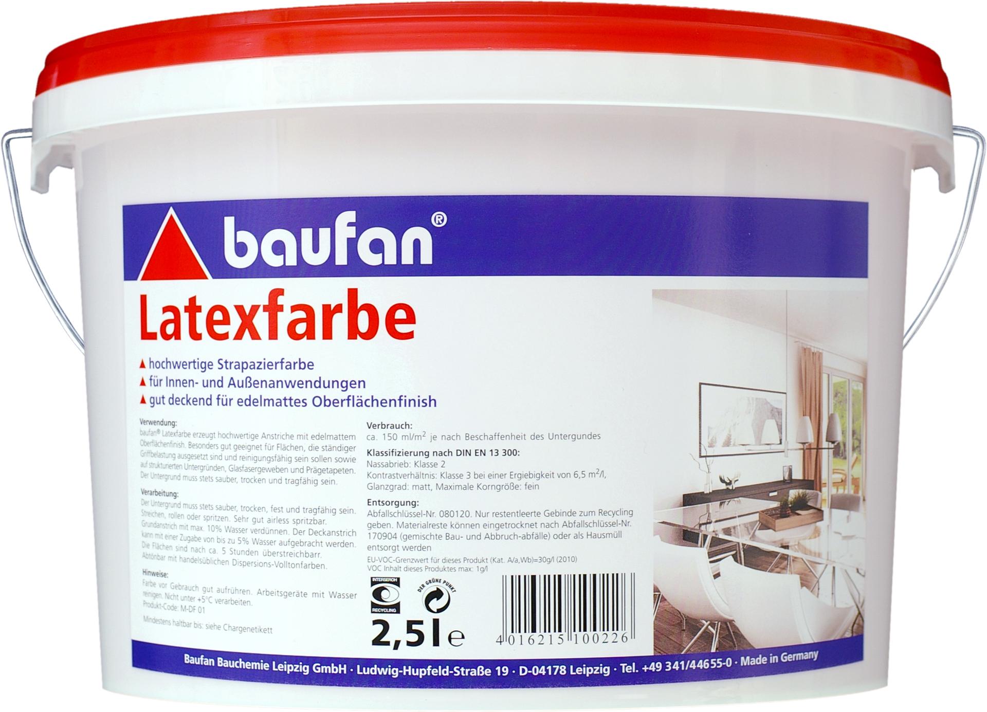 Baufan Latexfarbe 1 Baufan Latexfarbe