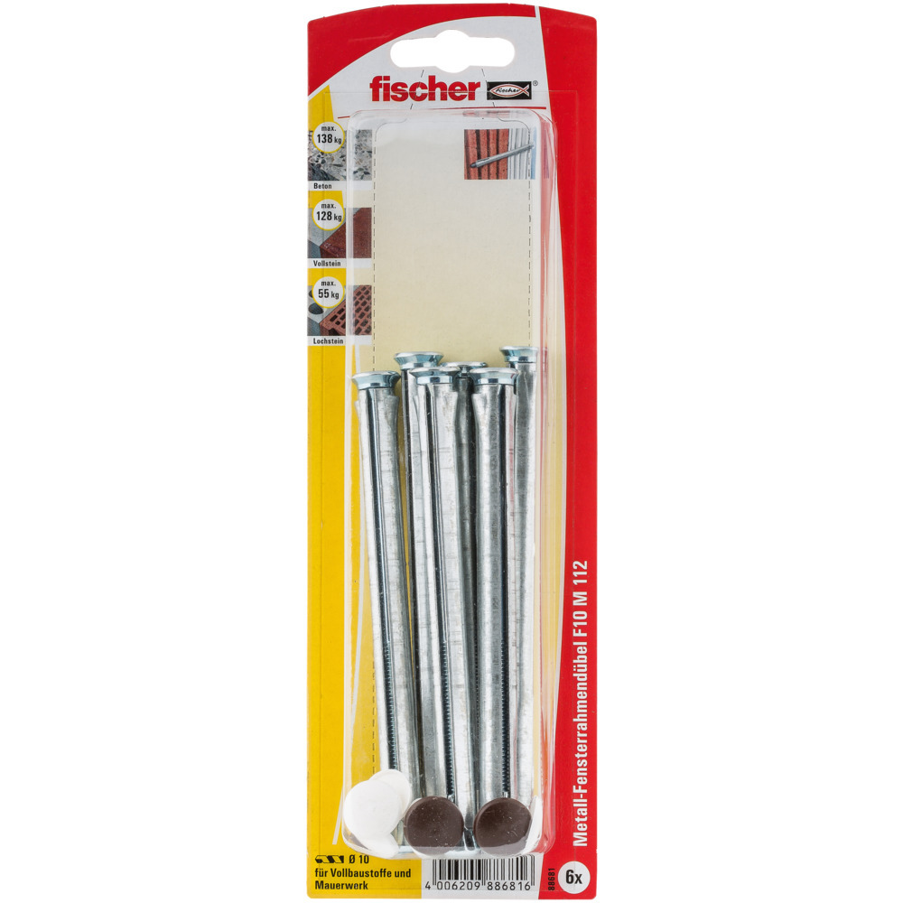 Fensterrahmendübel, 1 Stück 1 Fensterrahmendübel, 1 Stück
