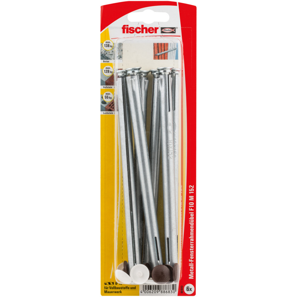 Fensterrahmendübel, 1 Stück 1 Fensterrahmendübel, 1 Stück